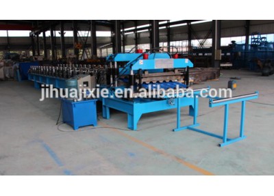 Archaized/ Antique colored glazed tile roof panel roll forming machine for sale