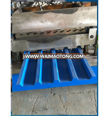 double layer glaze tile roof sheet roll forming machine